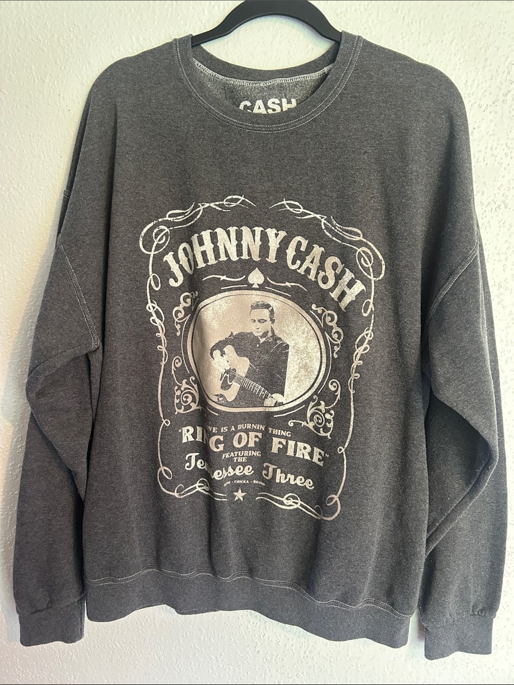Graphic Men’s Sweatshirt - Charcoal Gray
